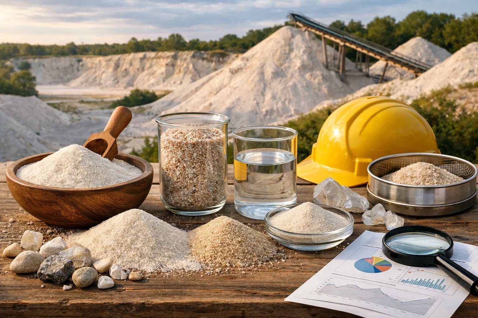 what is silica sand