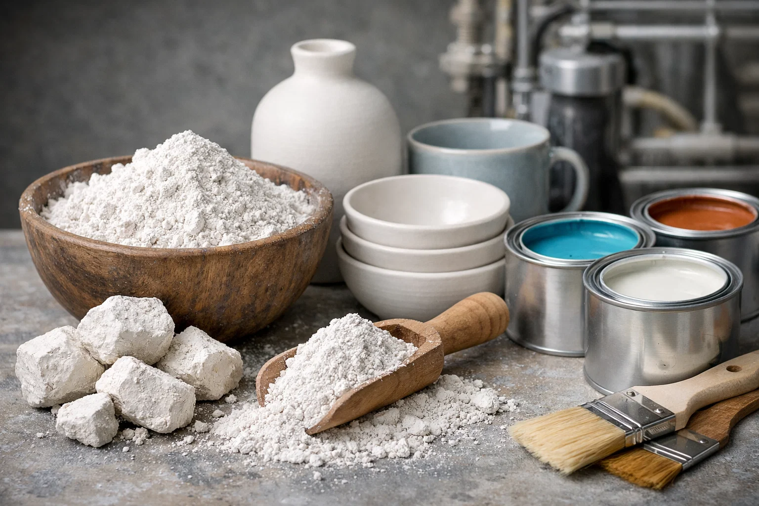 Key Benefits of Kaolin Clay in Ceramics, Paints and Industrial Manufacturing