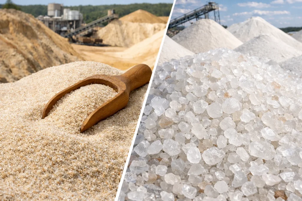 Silica Sand vs Quartz Sand