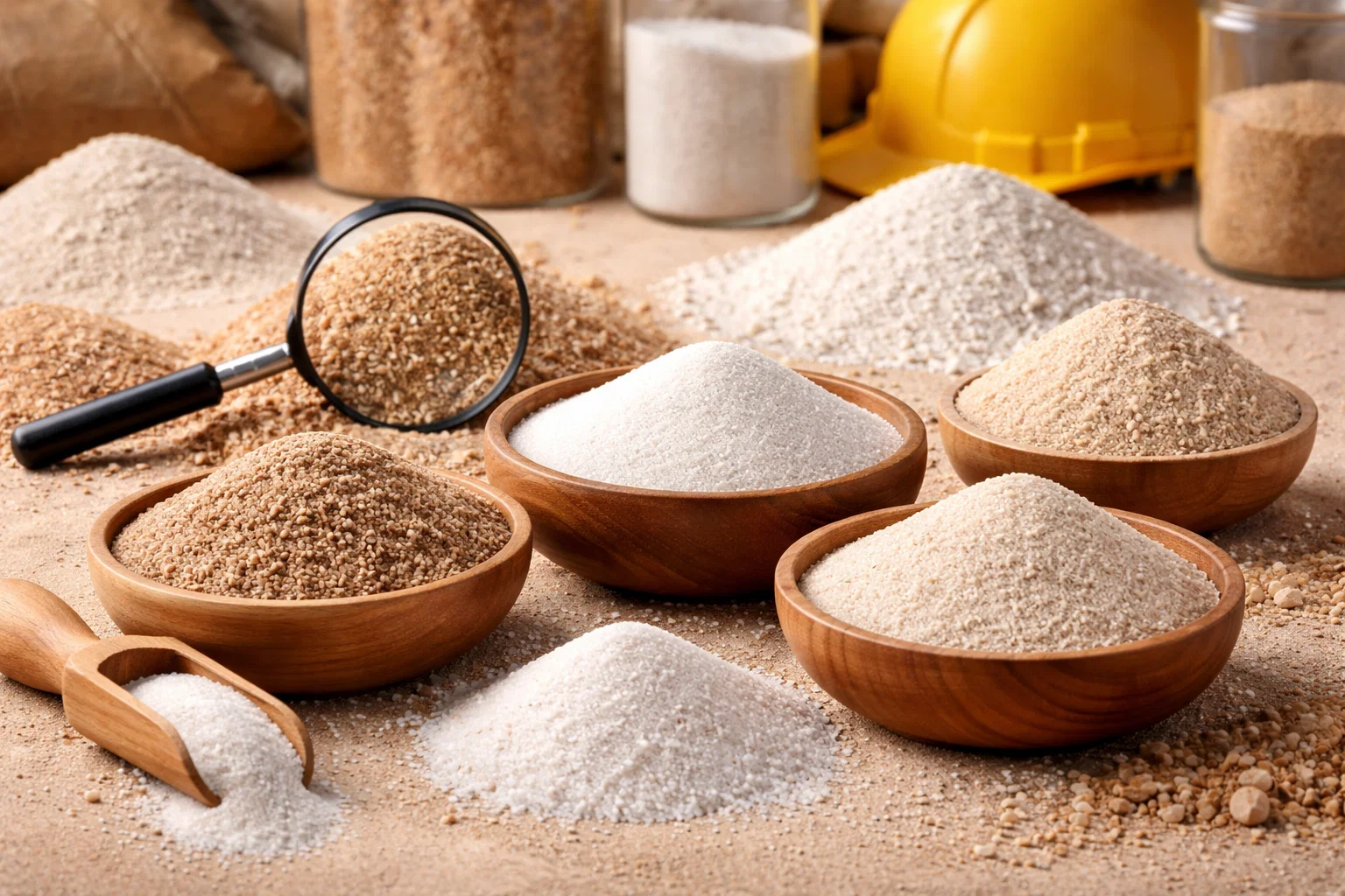 Types of Silica Sand