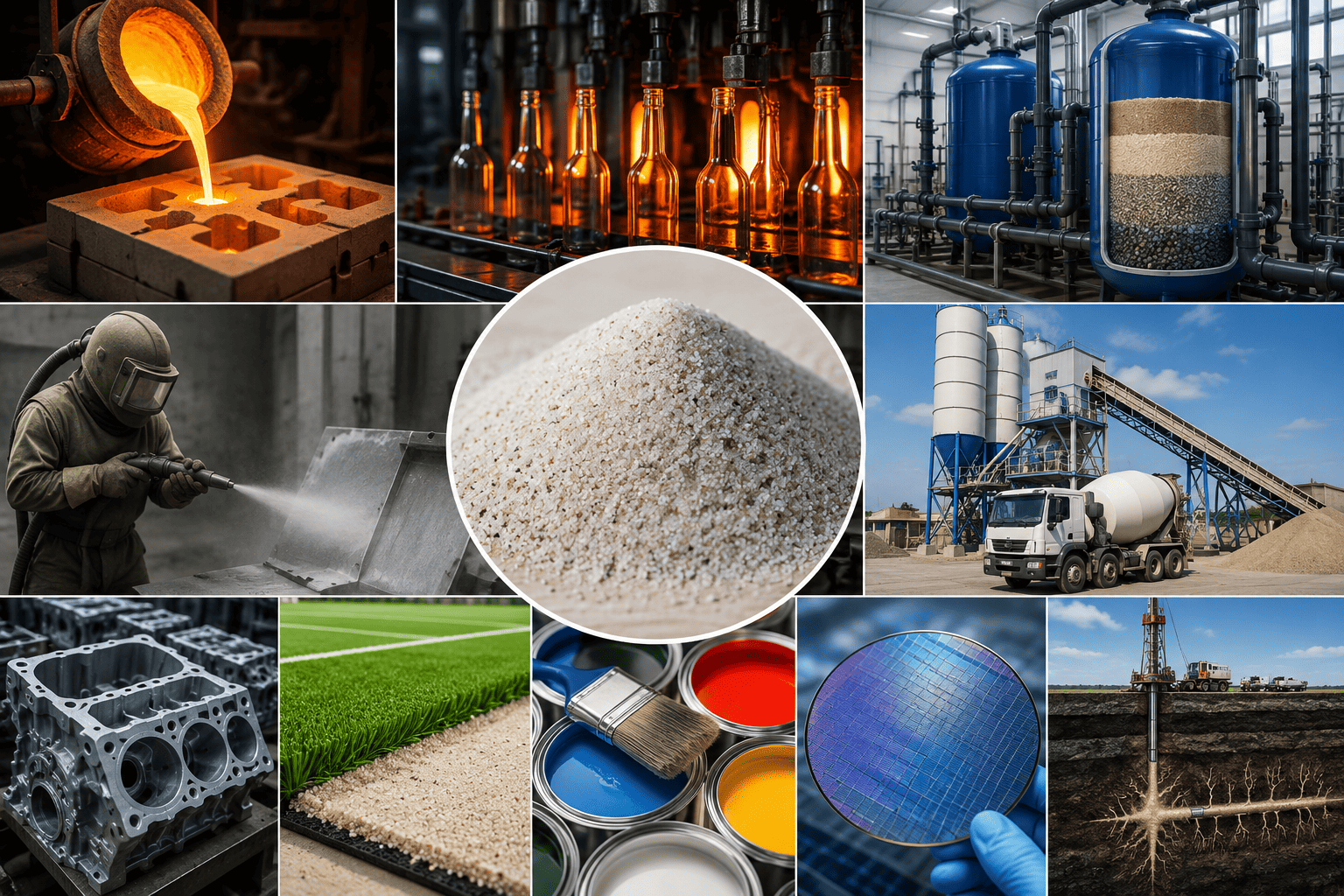 Top 10 Industrial Uses of Silica Sand in Modern Manufacturing