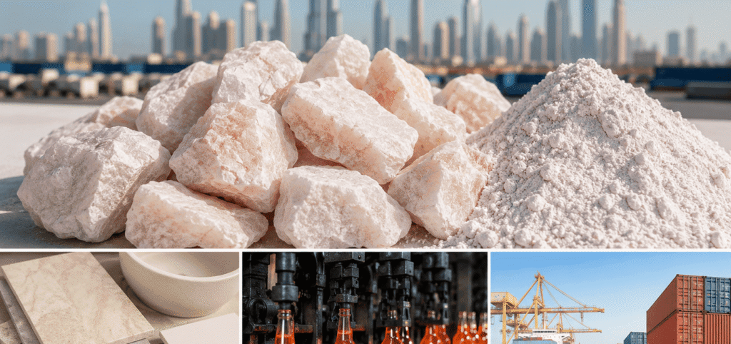 Feldspar for Dubai Industries: Quality, Applications, and Export Supply
