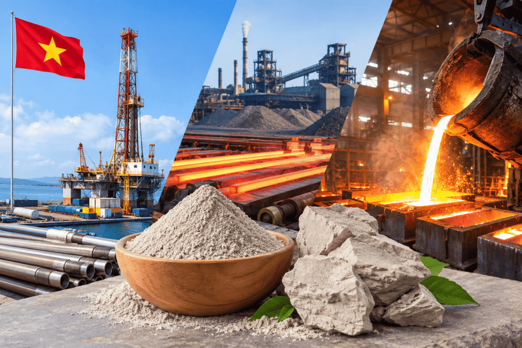The Power of Bentonite in Vietnams Heavy Industries API, Steel, and Foundry Applications | Puresil