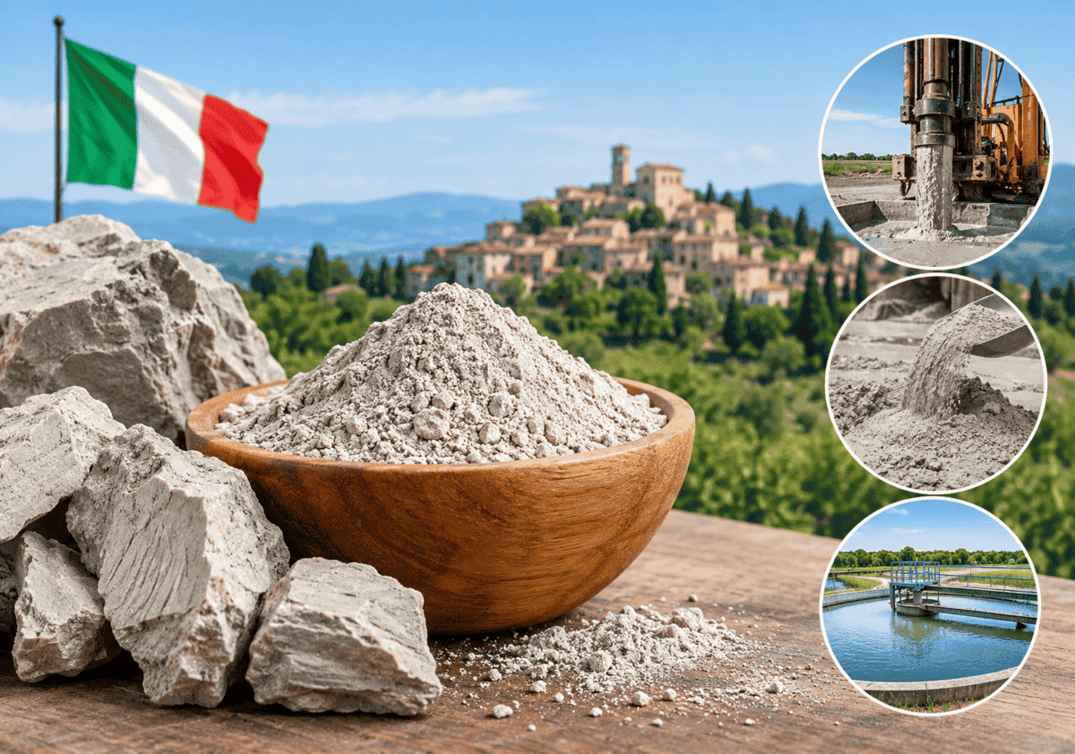 Bentonite Clay Supplier in Italy for Industrial Applications